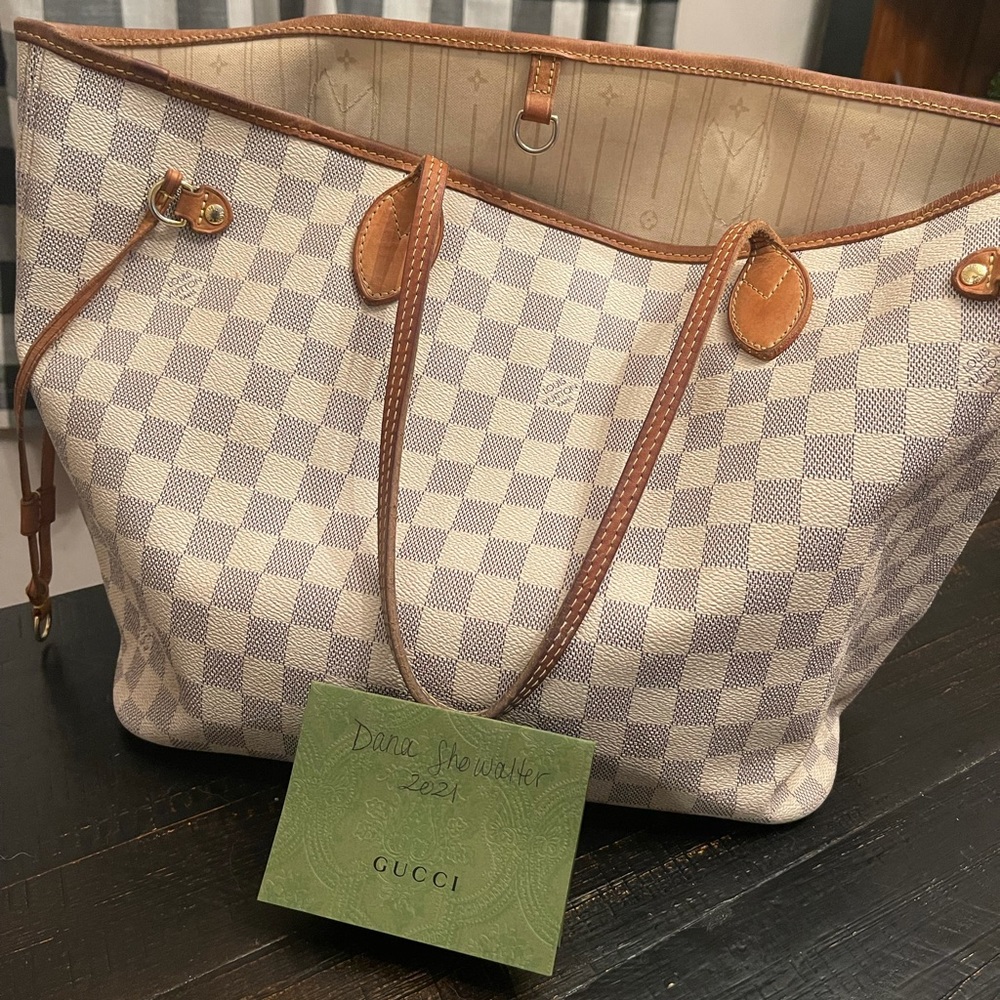 Louis Vuitton Neverfull MM Azur